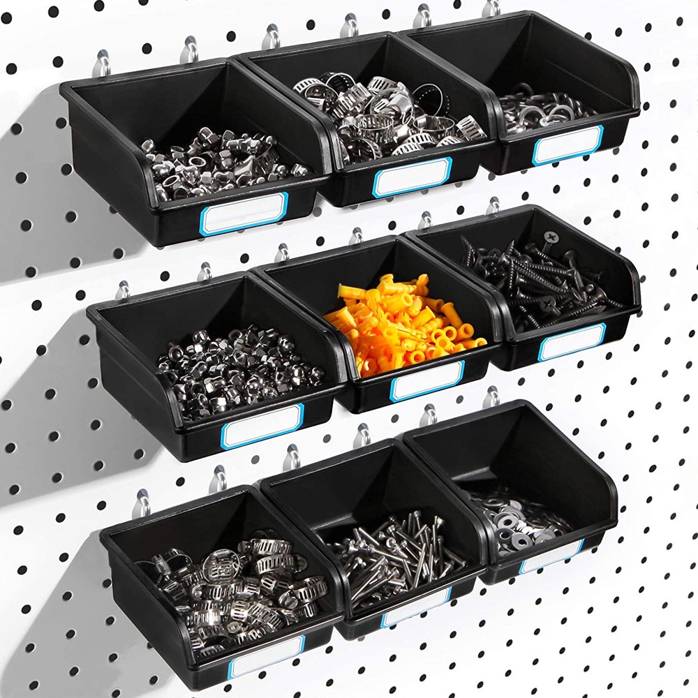 Tools Set Workshop - 1/6 takım delikli pano kutuları kancalar