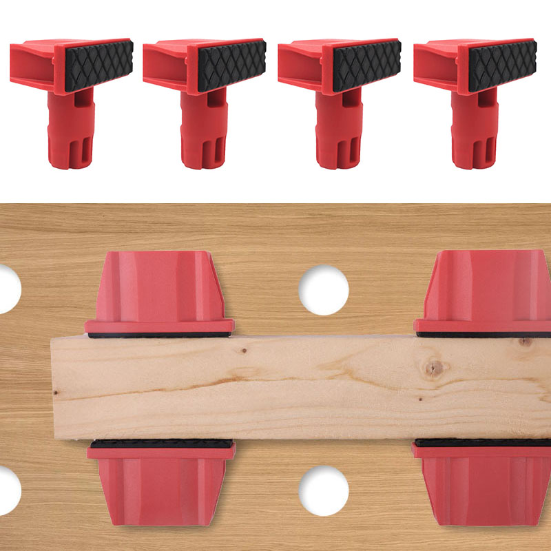 Tools For Woodworking Workshop - 4 Adet Plastik Tezgah Köpekleri, 20mm