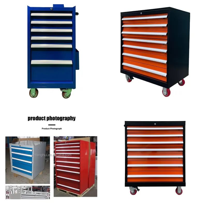 Workshop Garage Tools Manufacturer - Çinli Üretici Alet Dolabı 7 Katmanlı