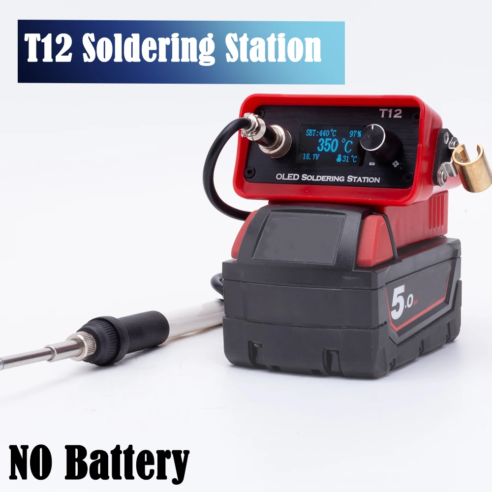 Milwaukee Drill M12 Fuel - OLED T12 Akülü Havya İstasyonu Elektrikli