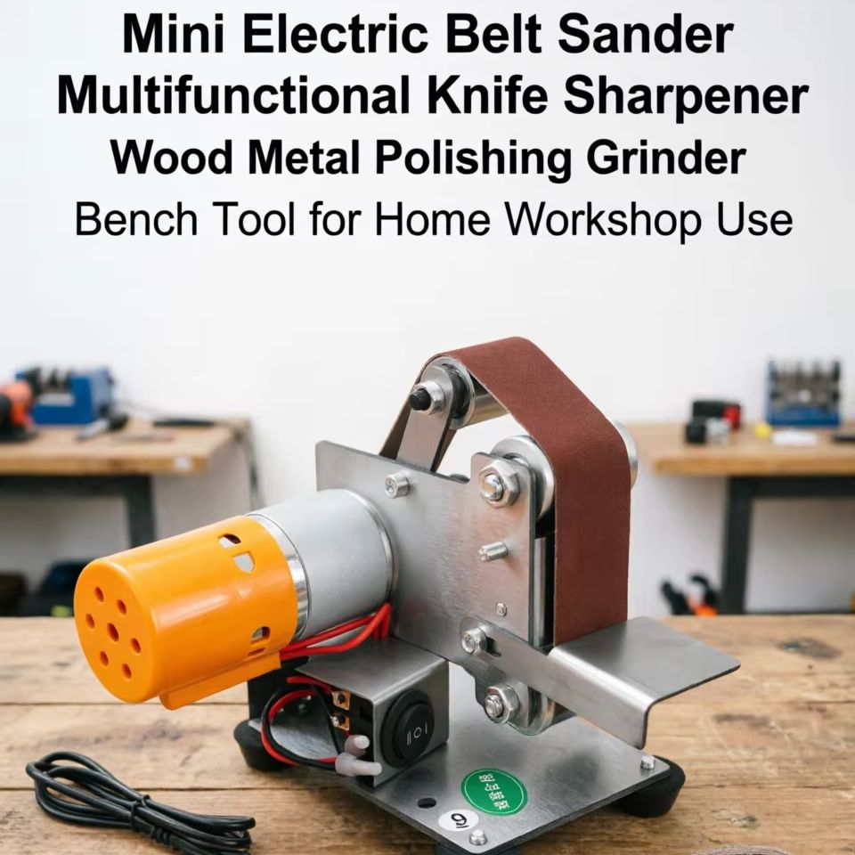 Workshop Tools Knife Sharpener - Mini Elektrikli Bant Zımpara Makinesi Çok