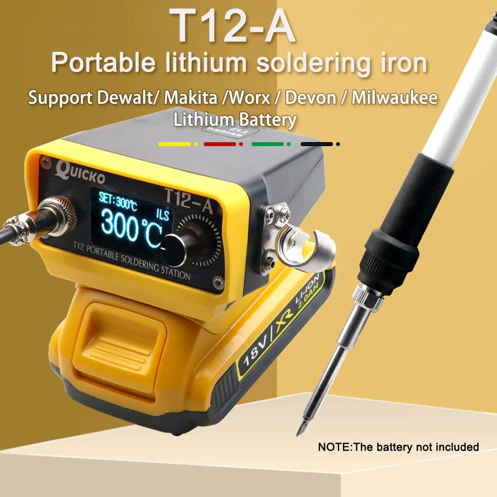Milwaukee Drill M12 Fuel - 72W T12 akülü lehimleme İstasyonu lehim