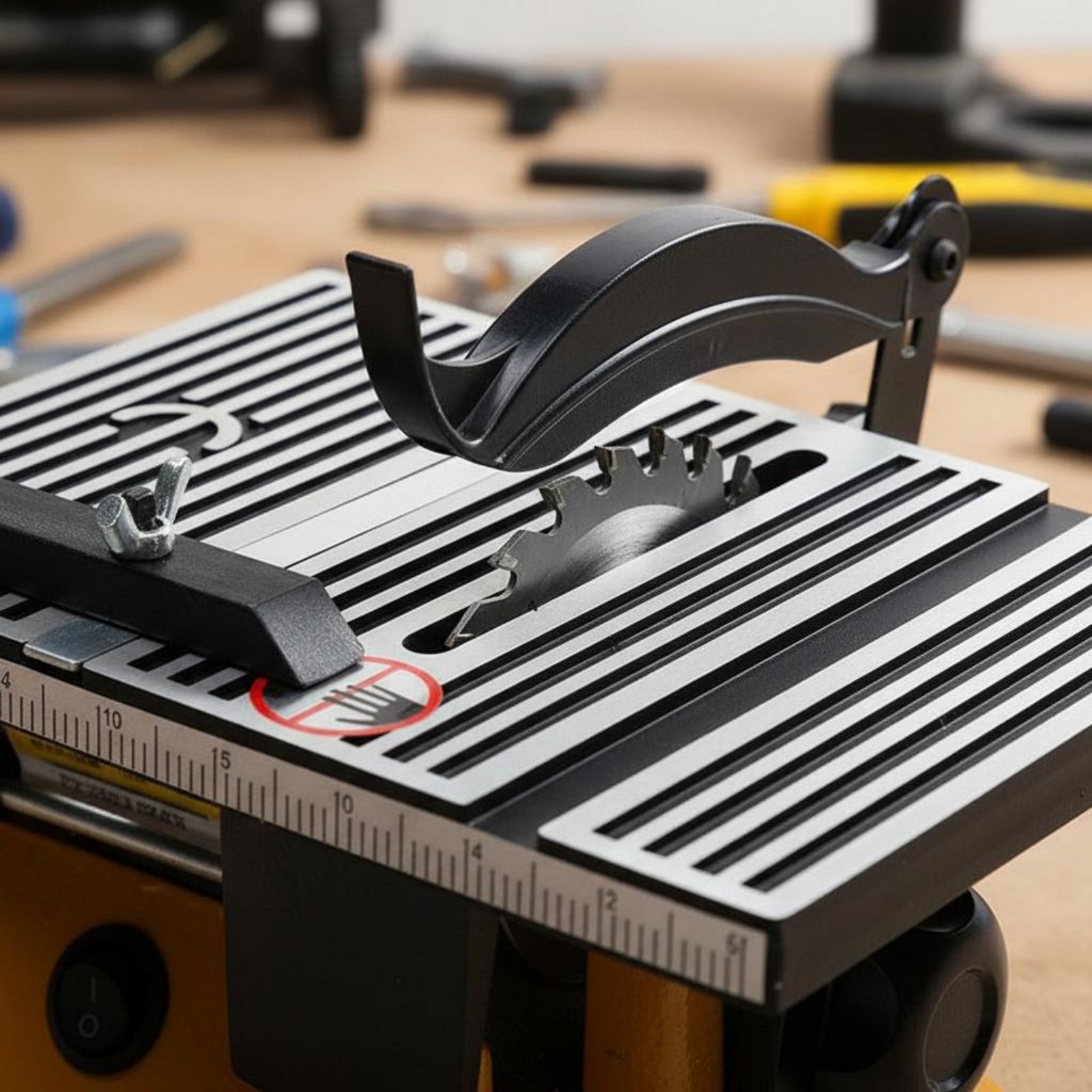 Power Tools For Workshop - Mini Masa Testeresi Taşınabilir Minyatür Tezgah