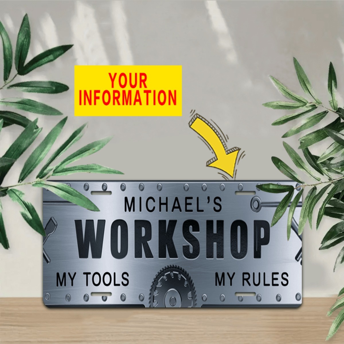 Kişiselleştirilmiş İsim Atölye - Workshop Tools And Names incelemesi ve fiyatı