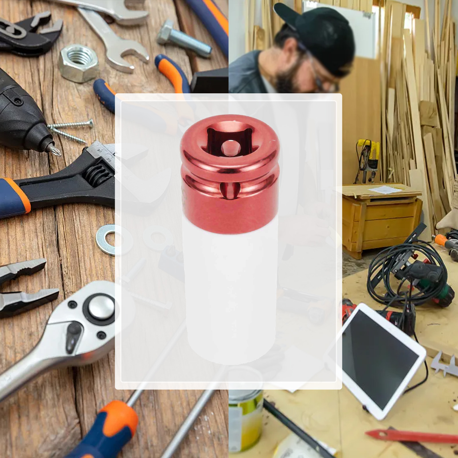 1 adet Metal Soket 17mm 19mm 2 - Workshop Hand Tools And Equipment incelemesi ve fiyatı