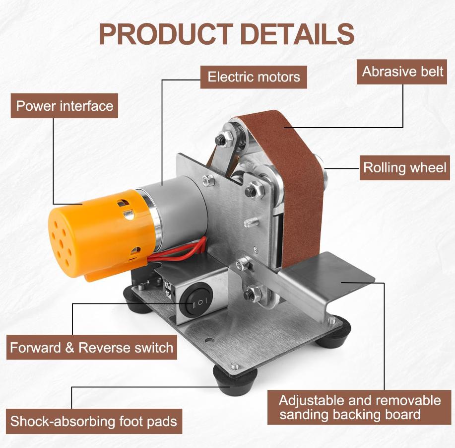 Mini Elektrikli Bant Zımpara M - Workshop Tools Knife Sharpener incelemesi ve fiyatı